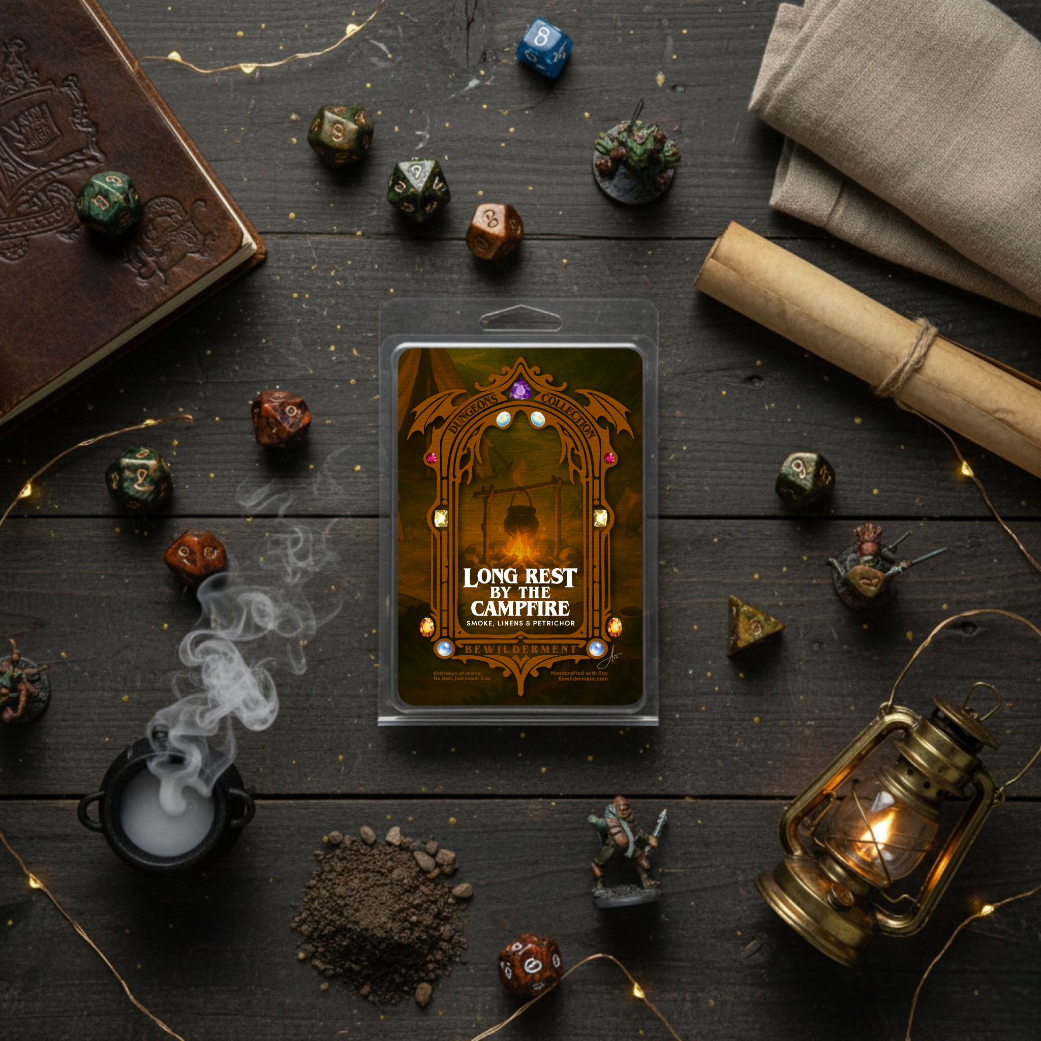 Long Rest by the Campfire - RPG Wax Melts
