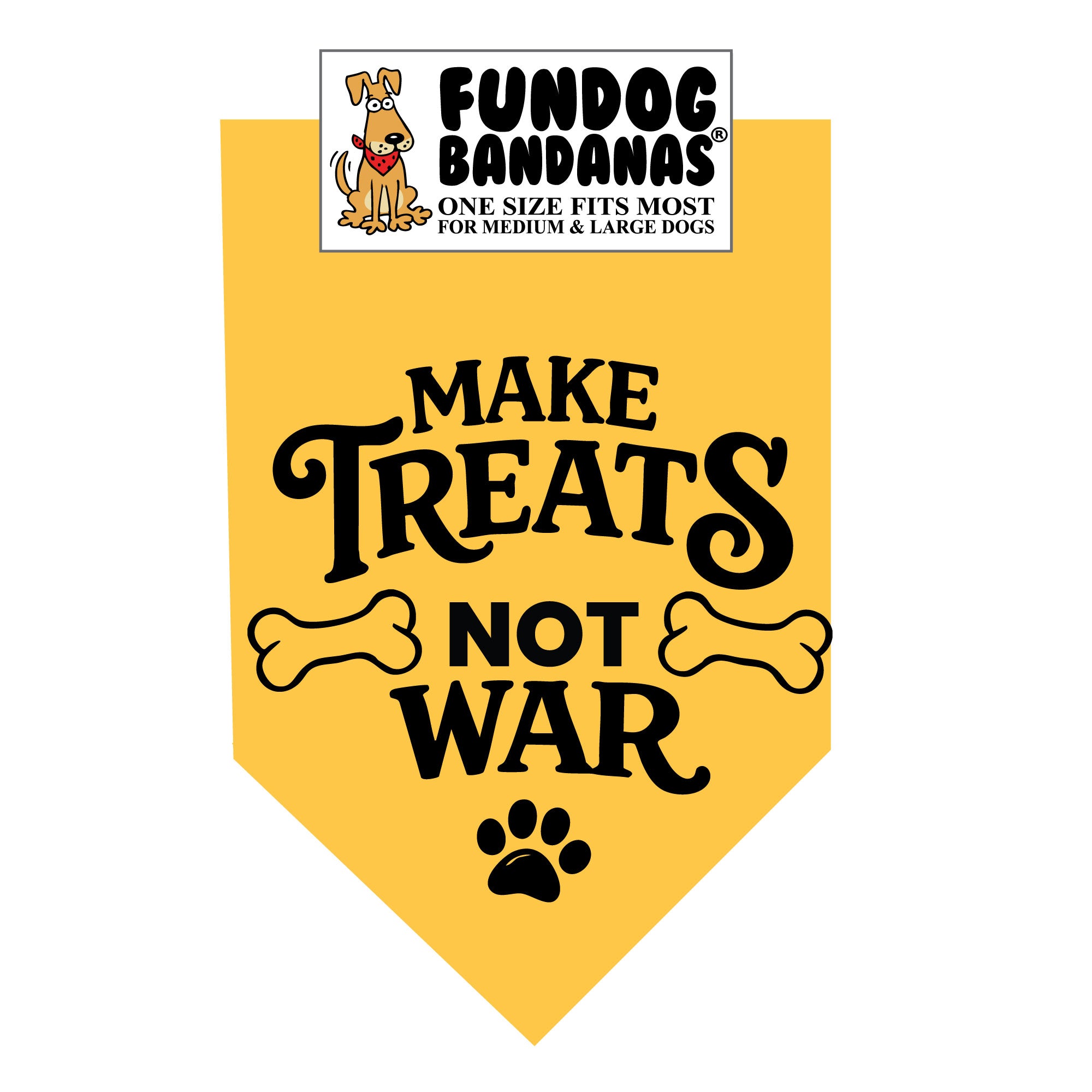 Make Treats Not War Bandana