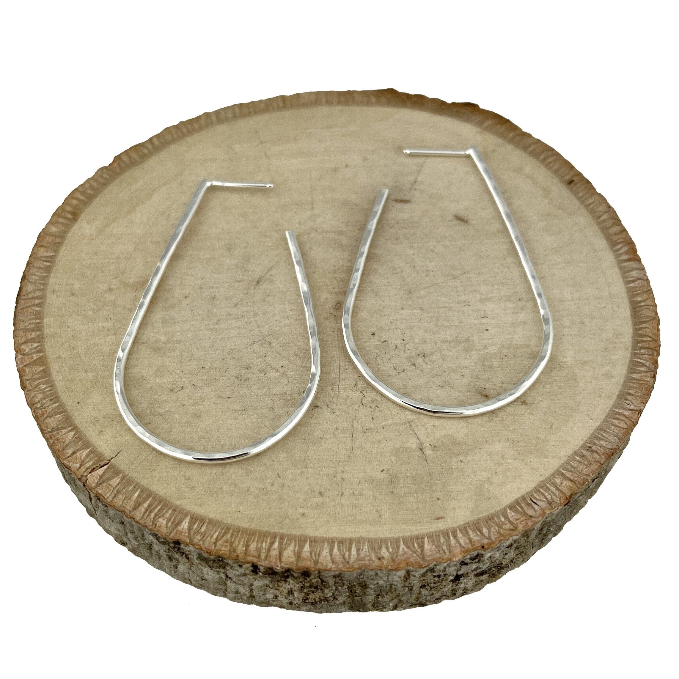 Medium Teardrop Hoops