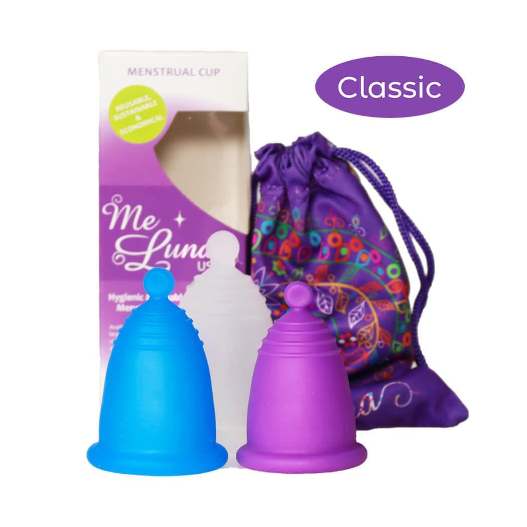 Heavy Flow MeLuna Menstrual Cup with Ball Handle, Classic Me Luna