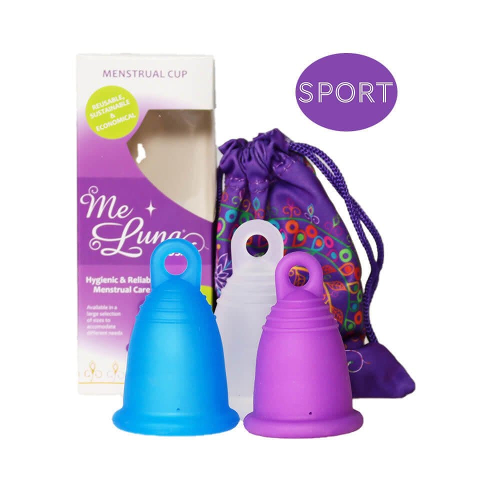 MeLuna Menstrual Cup -Me Luna-, Ring Handle, SPORT
