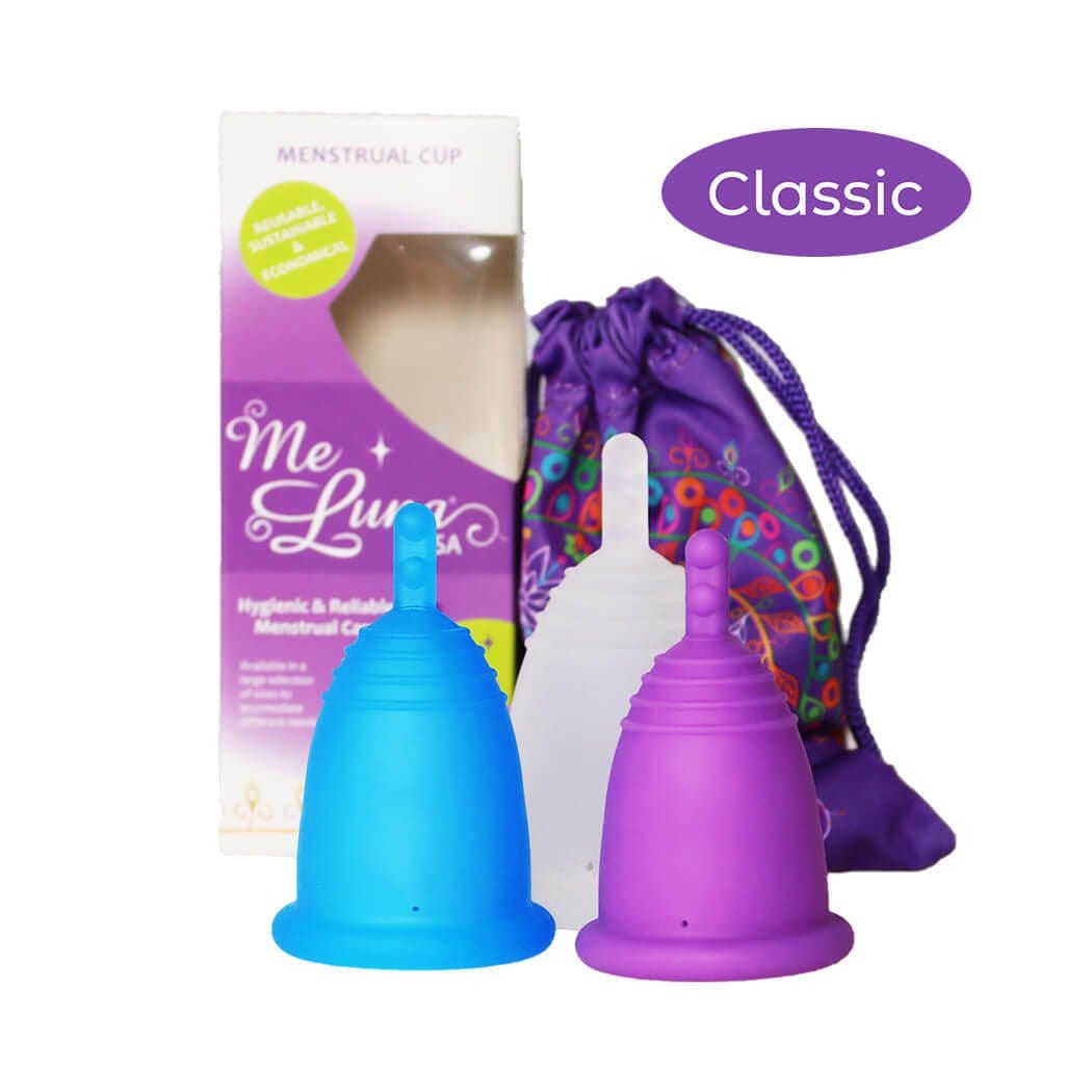 Heavy Flow MeLuna Menstrual with Stem Handle, Classic Me Luna