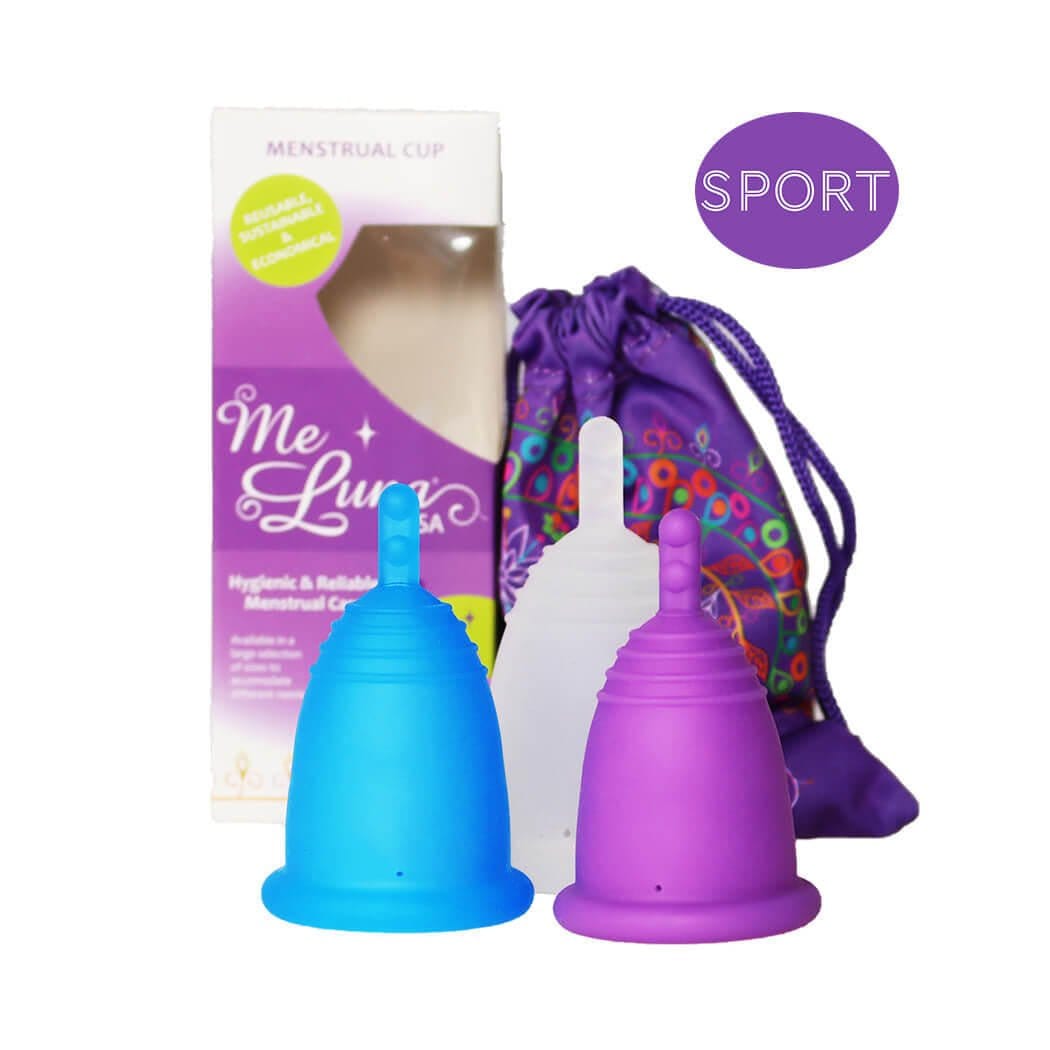 MeLuna Menstrual Cup -Me Luna- Stem Handle, SPORT