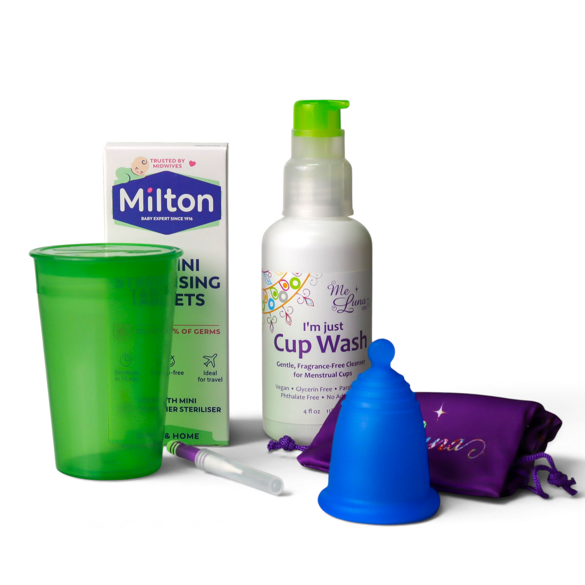 Menstrual Cup Beginner Kit | Milton Tabs