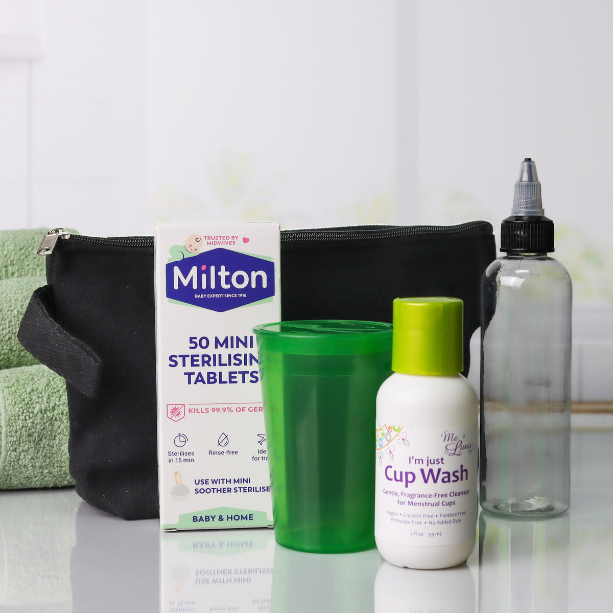 Travel Menstrual Cup Cleaning & Sanitizing Kit