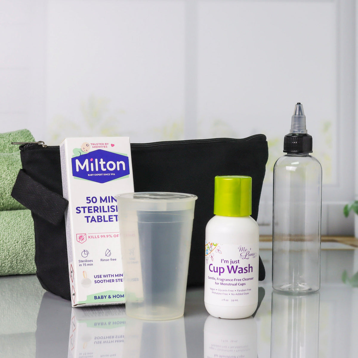Travel Menstrual Cup Cleaning & Sanitizing Kit