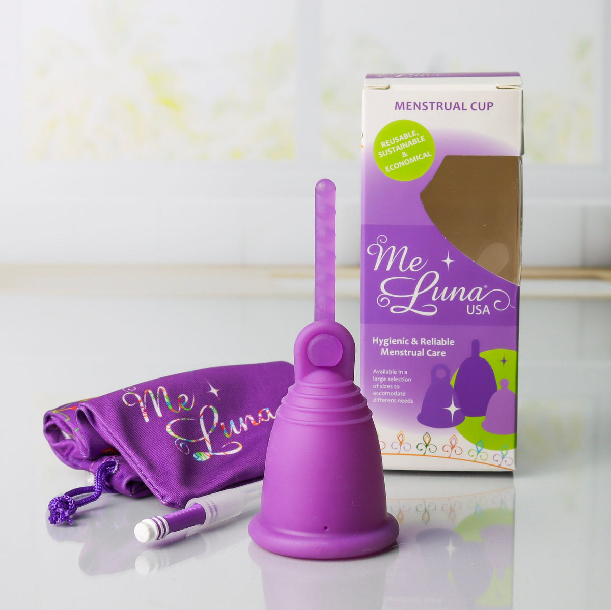 MeLuna High Cervix Menstrual Cup | Classic or Sport | High Cervix Handle