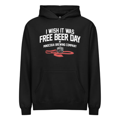 Free Beer Day Hoodie (White Print)