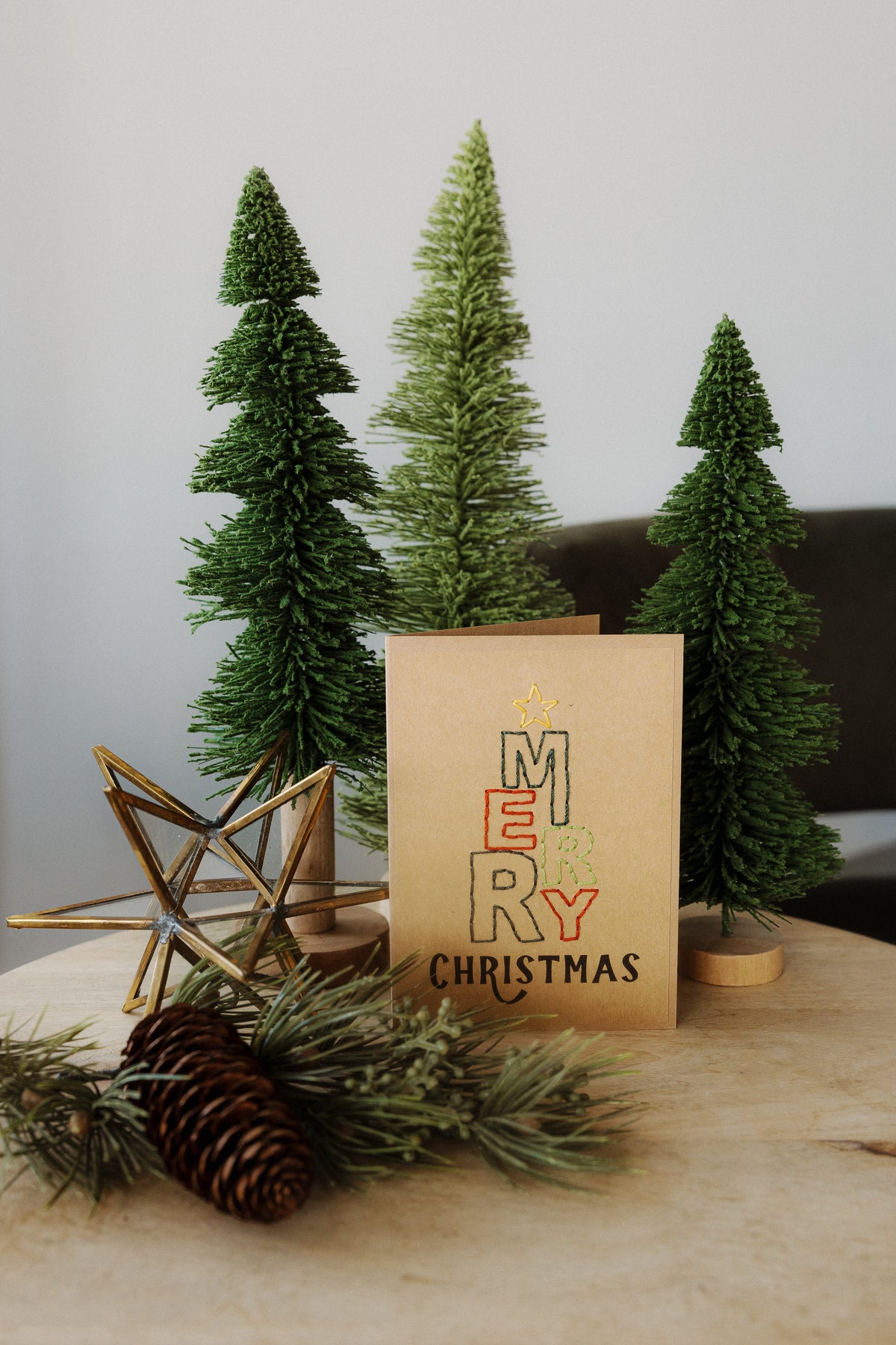 Merry Christmas Tree Holiday Greeting Cards