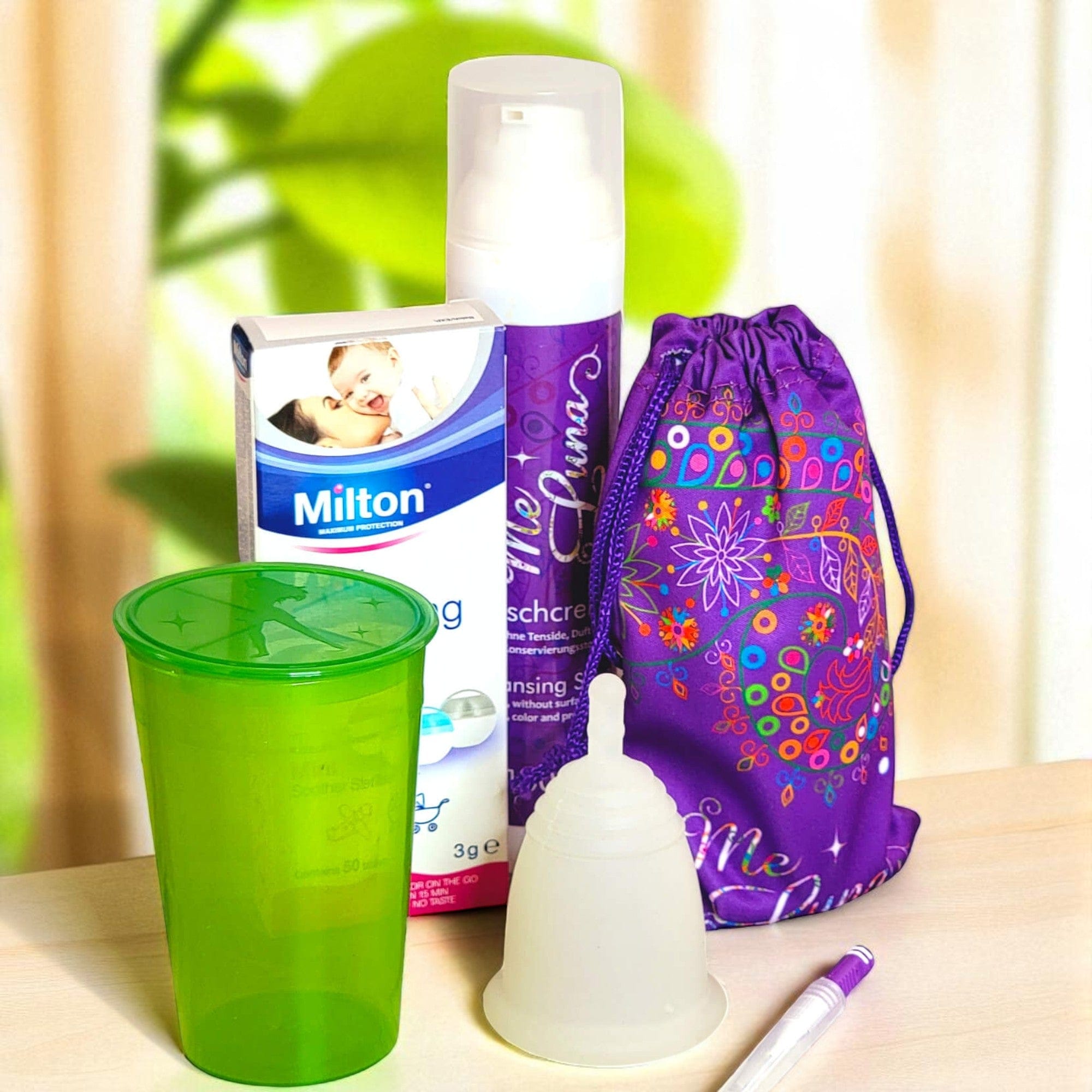 Menstrual Cup Beginner Kit by MeLuna- with Milton Tabs