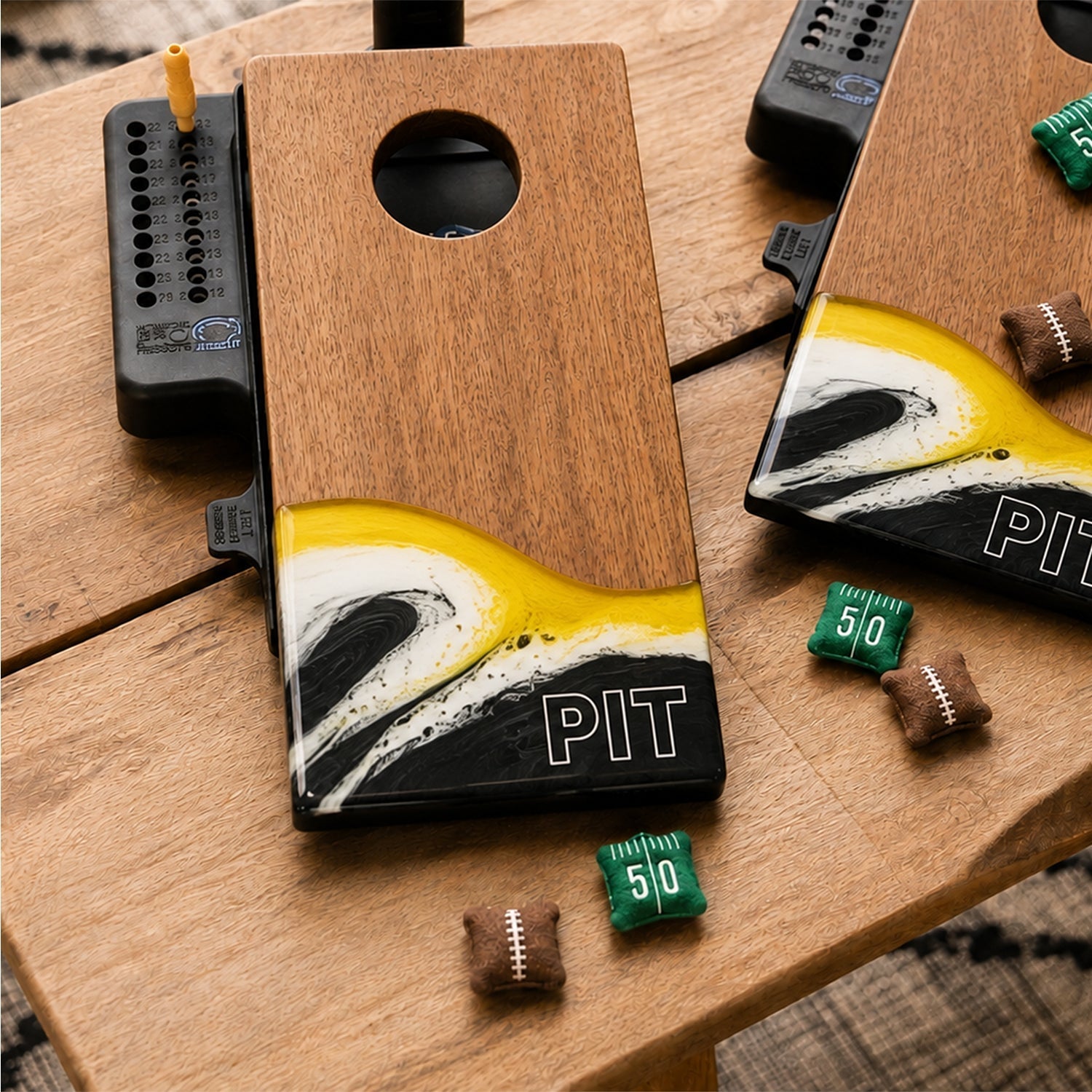 Mini Tabletop Resin Cornhole Set | Gameday Collection