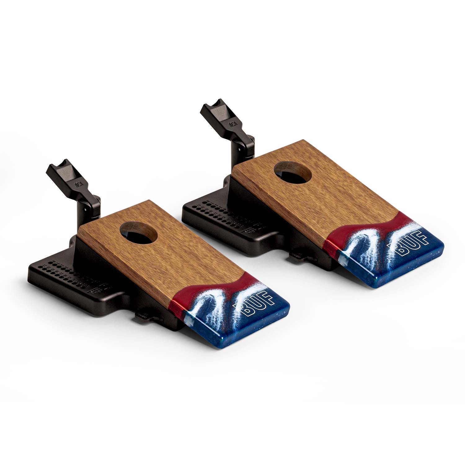 Mini Tabletop Resin & Wood Cornhole Set | Gameday Collection