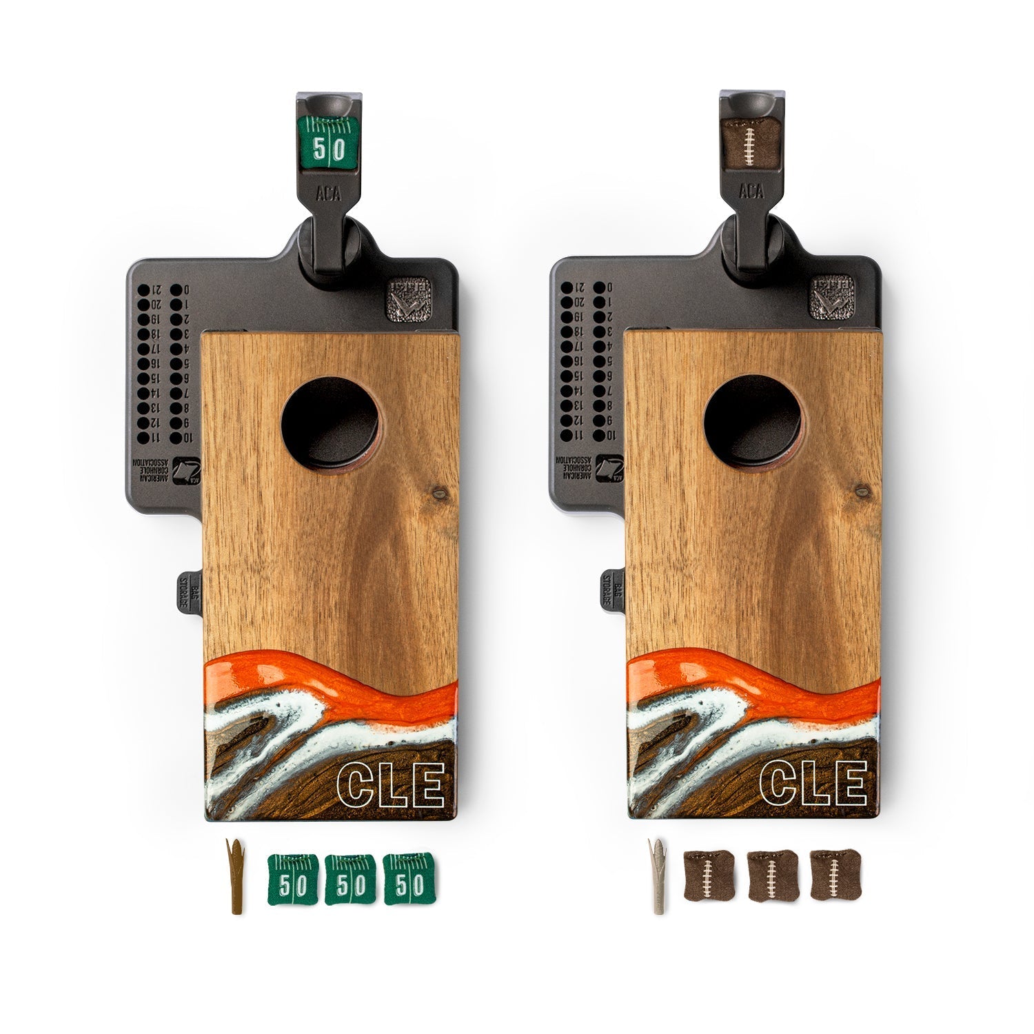 Mini Tabletop Resin Cornhole Set | Gameday Collection