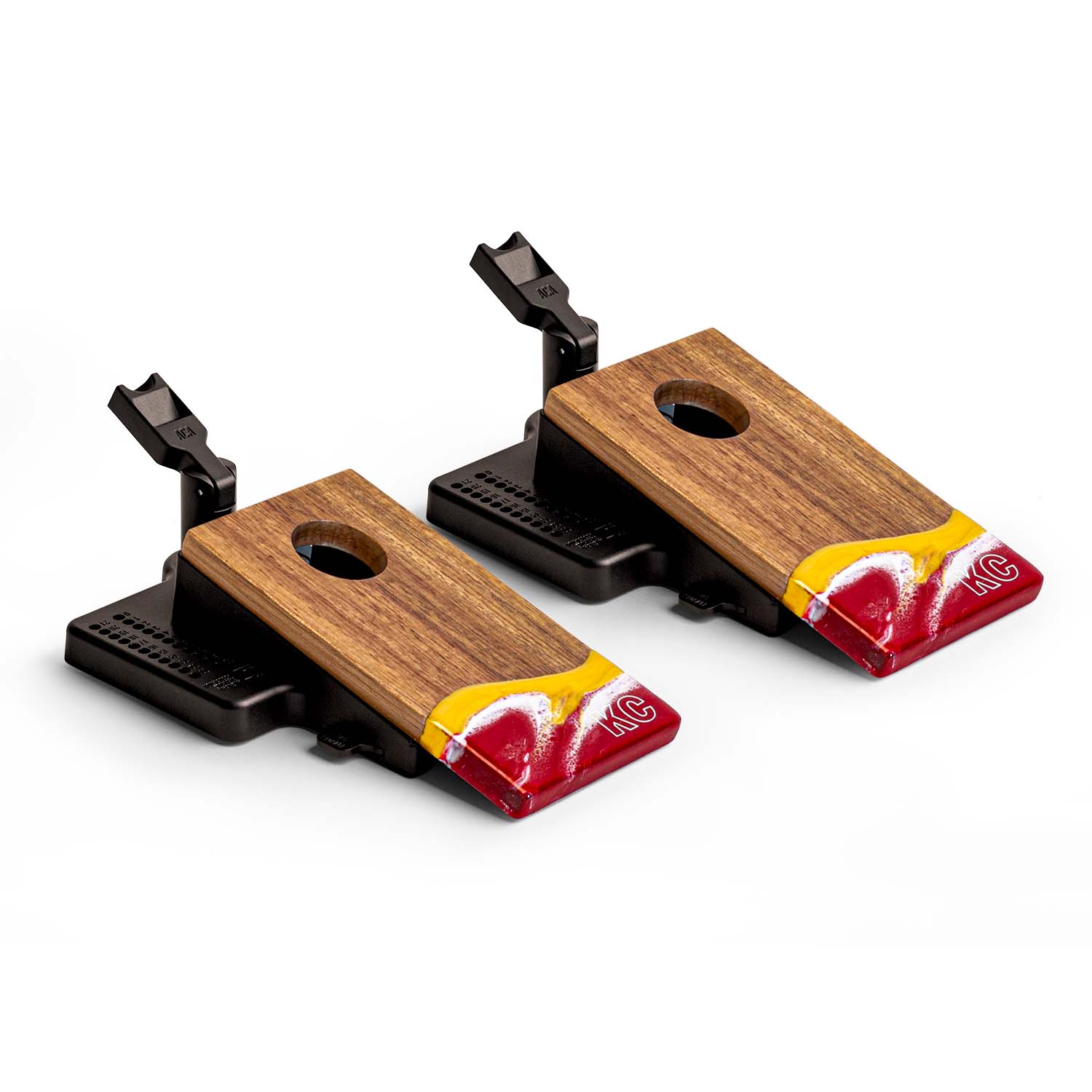 Mini Tabletop Resin Cornhole Set | Gameday Collection