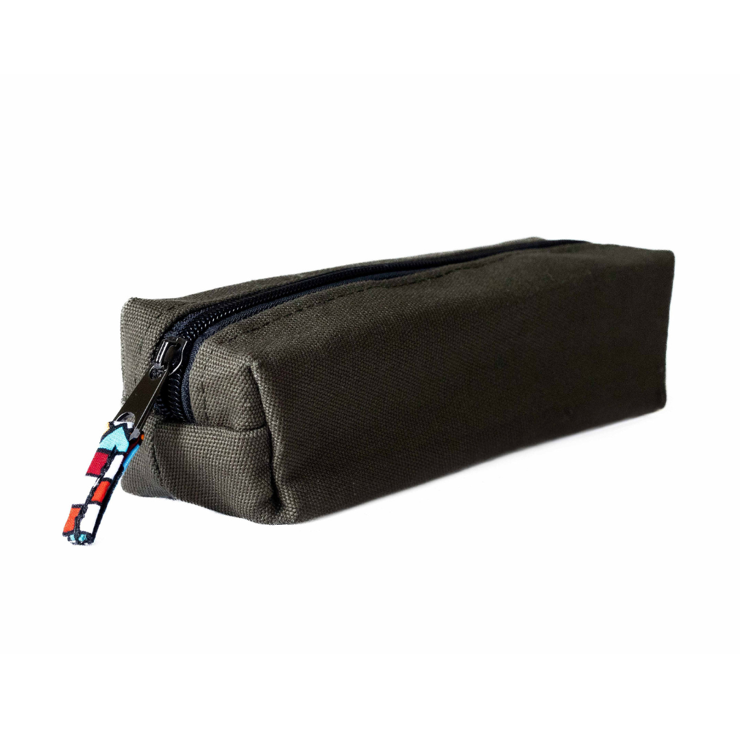 Canvas Pencil Pouch Bag, Everyday Pencil Case
