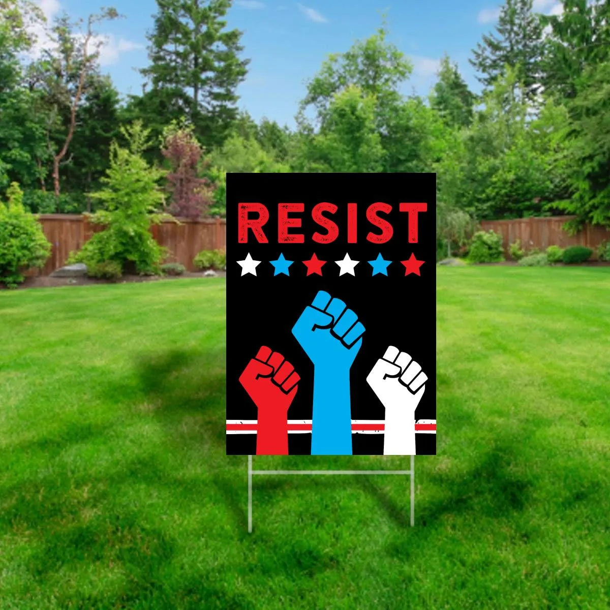 Resist Yard Sign, Anti-Trump