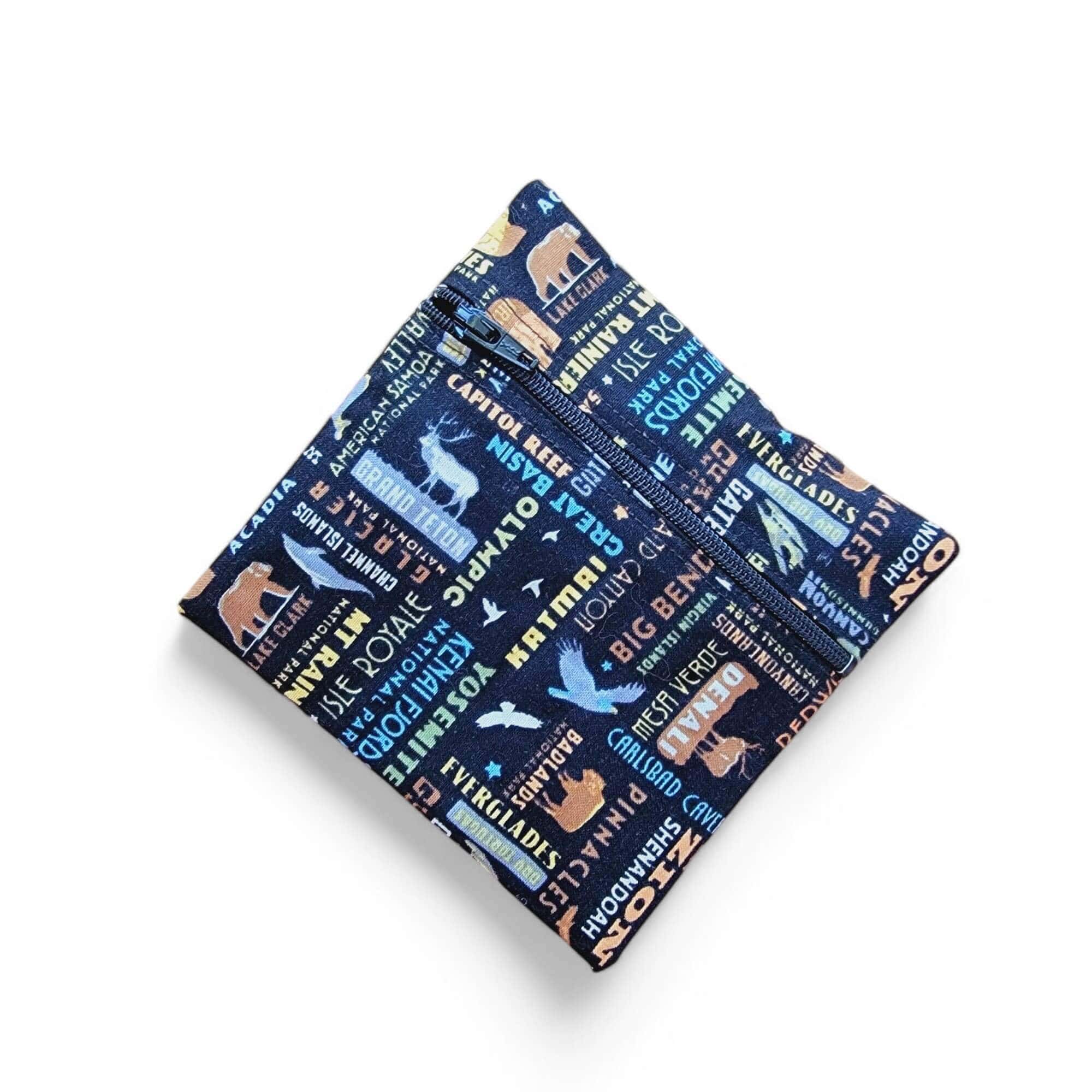 Menstrual Cup Pouch w/Zipper - Nature Themes