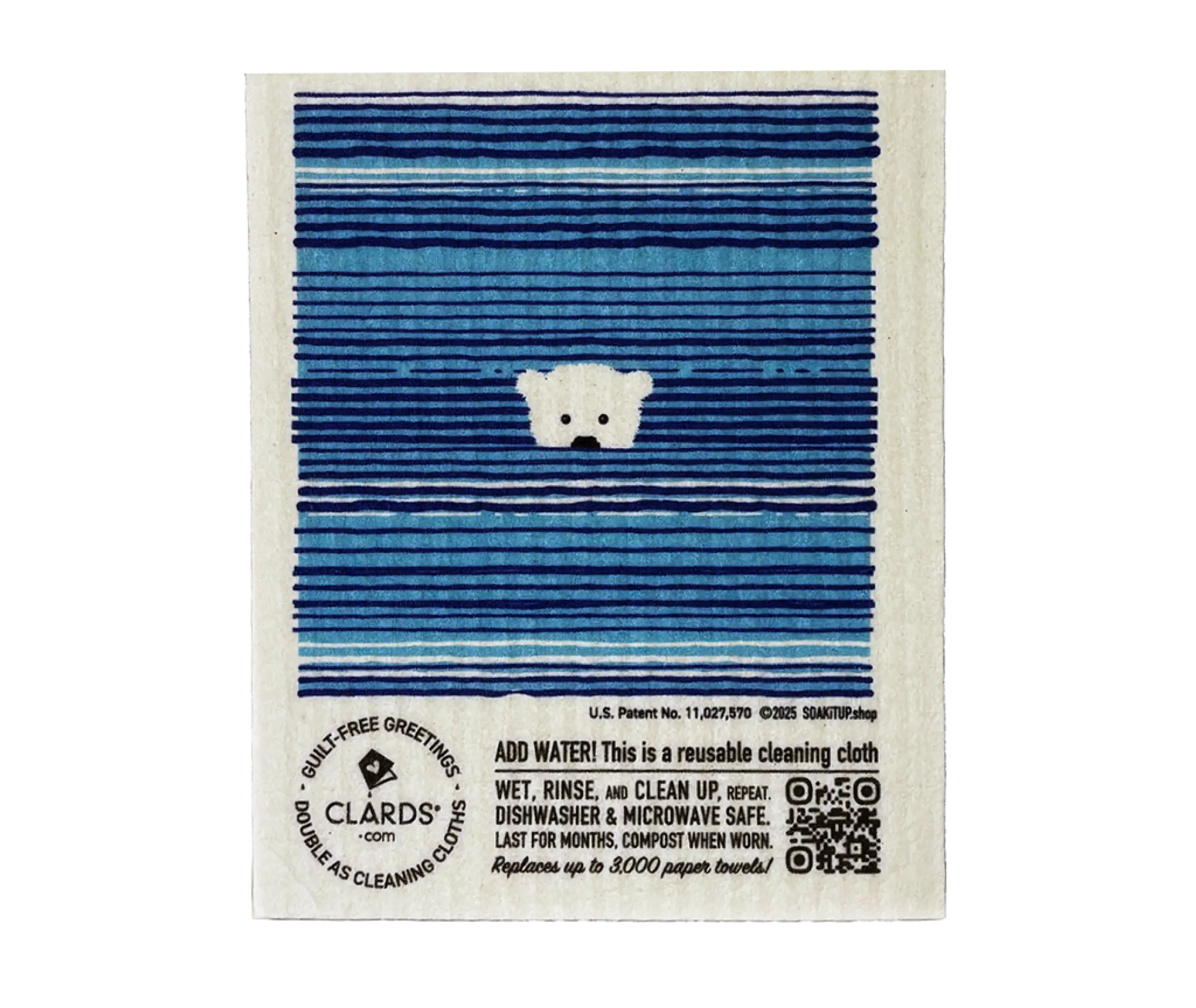 You Are Never Too Small to Make a Difference – Greeting Turns Into a Swedish Sponge Cloth | Soak iT Up Clard®