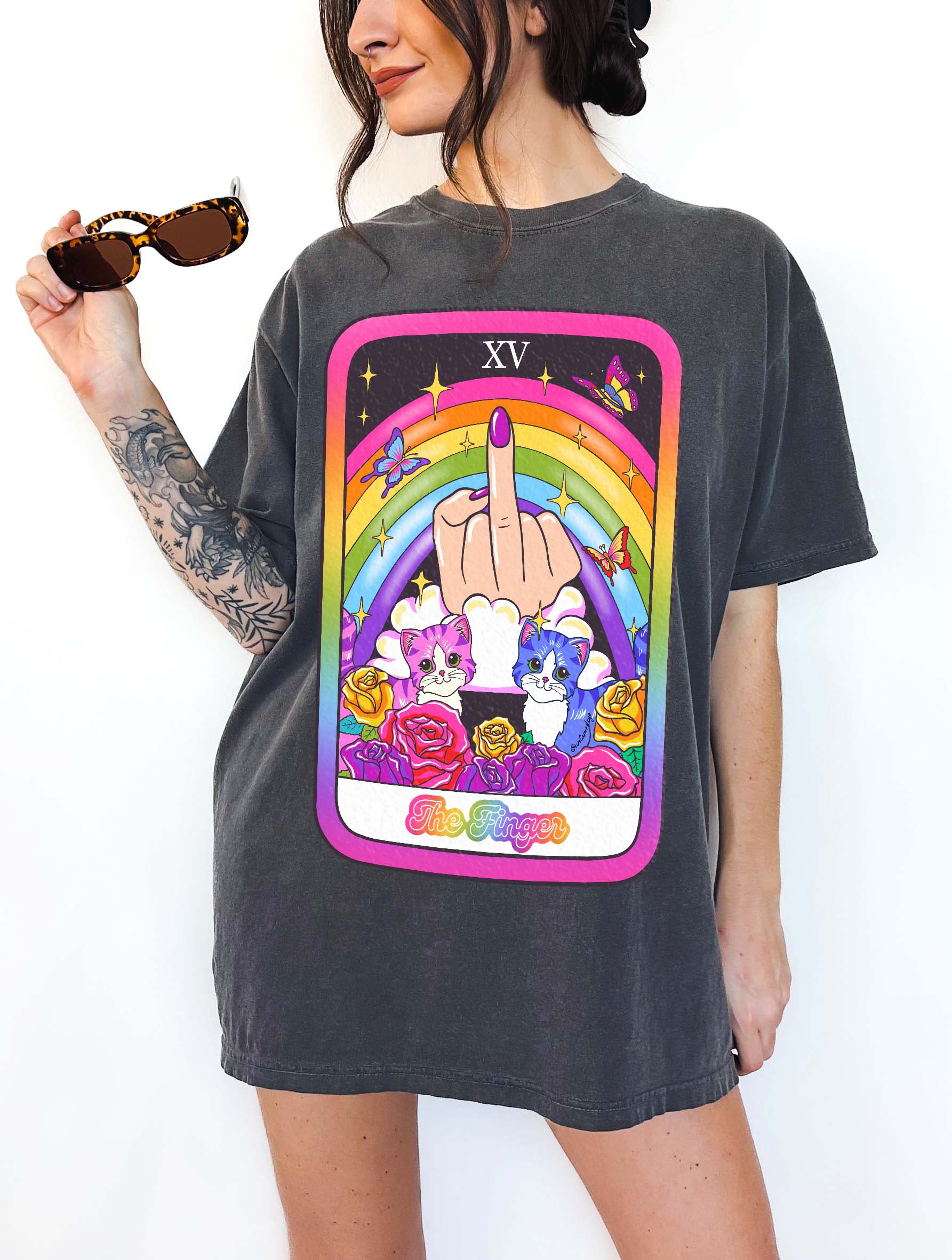 The Finger Tarot Card Tee