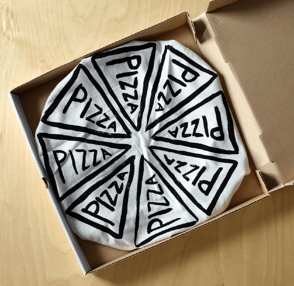 Funny Pizza Lover Printed Kitchen Towel