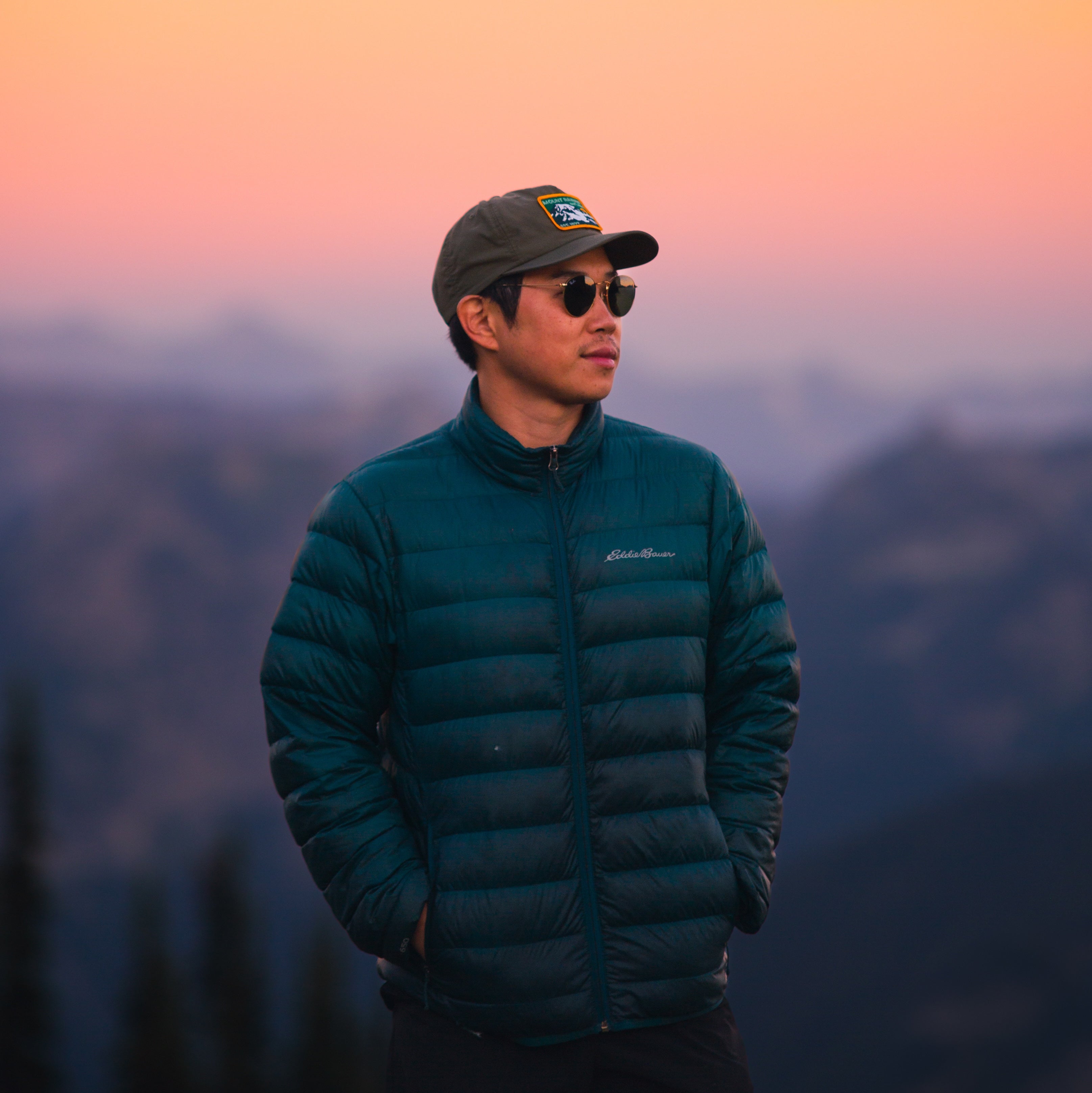 Mount Rainier National Park Est 1899 Recycled Nylon Cap