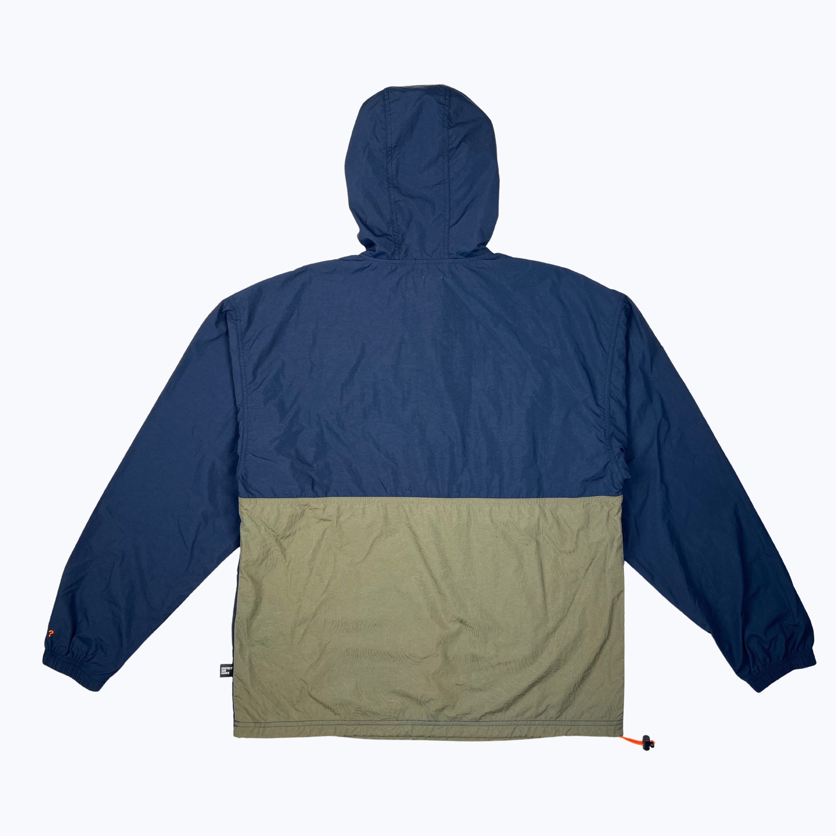 Muir Anorak Windbreaker - Topo Forest Green/Navy