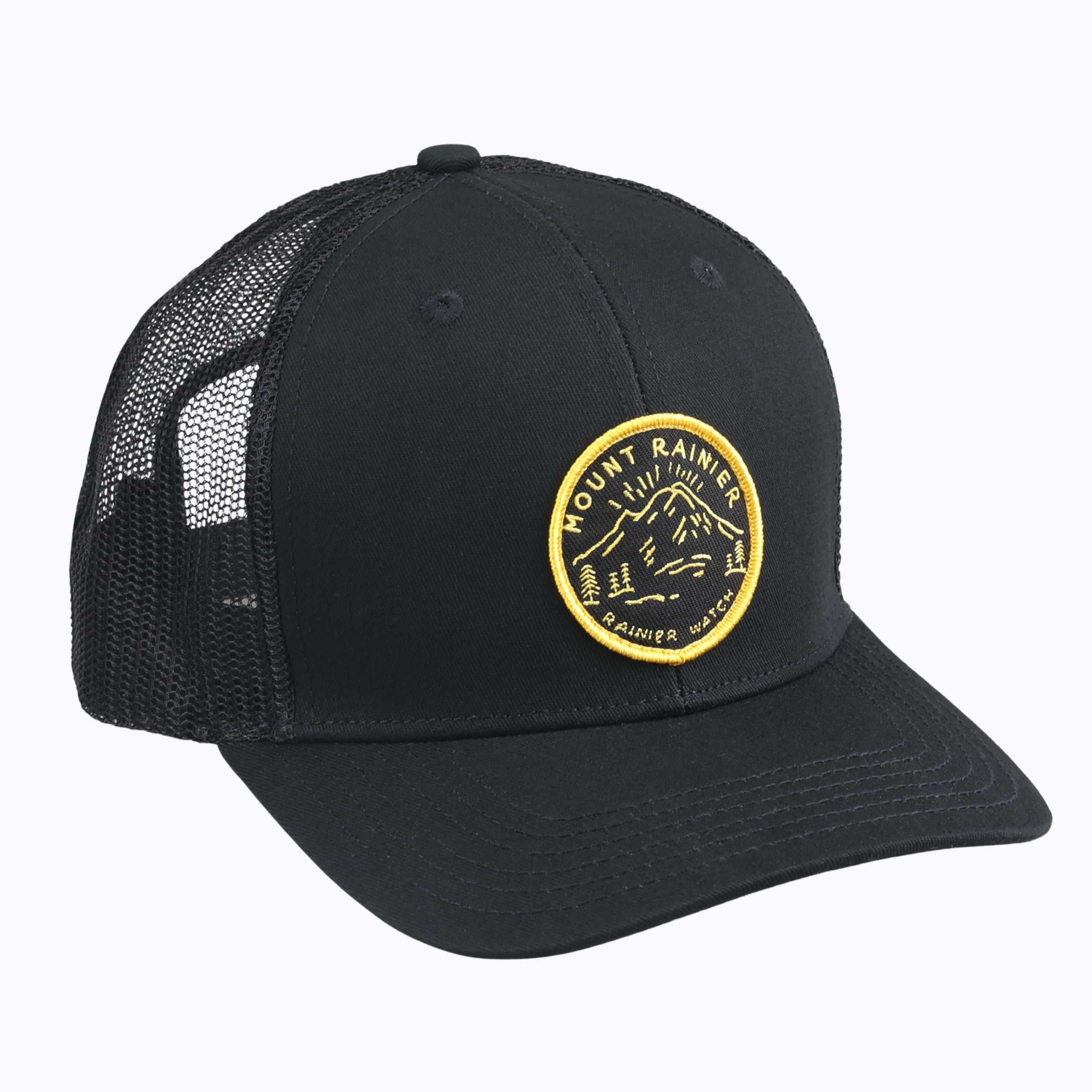 Ranger Patch Trucker Snapback Cap - Black