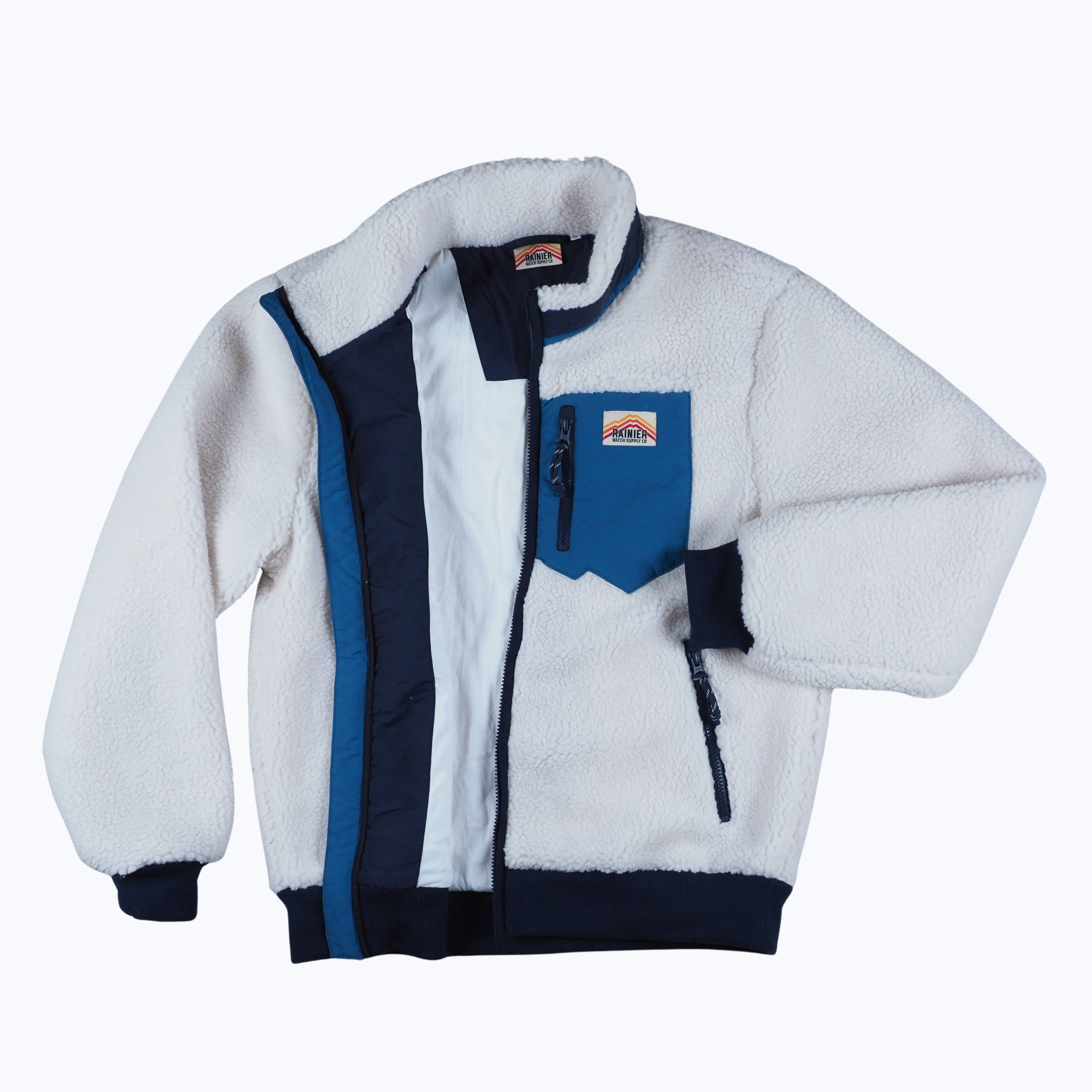 Turbo SuperFleece Jacket - Lined Recycled Fleece - Cream
