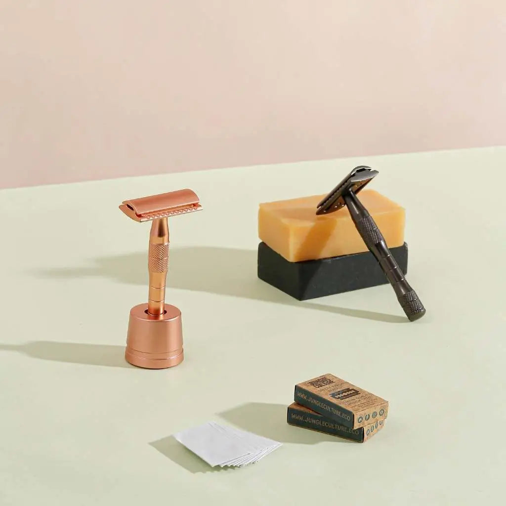 Clix Resusable Razor Reusable Safety Razors - Rose Gold or Black