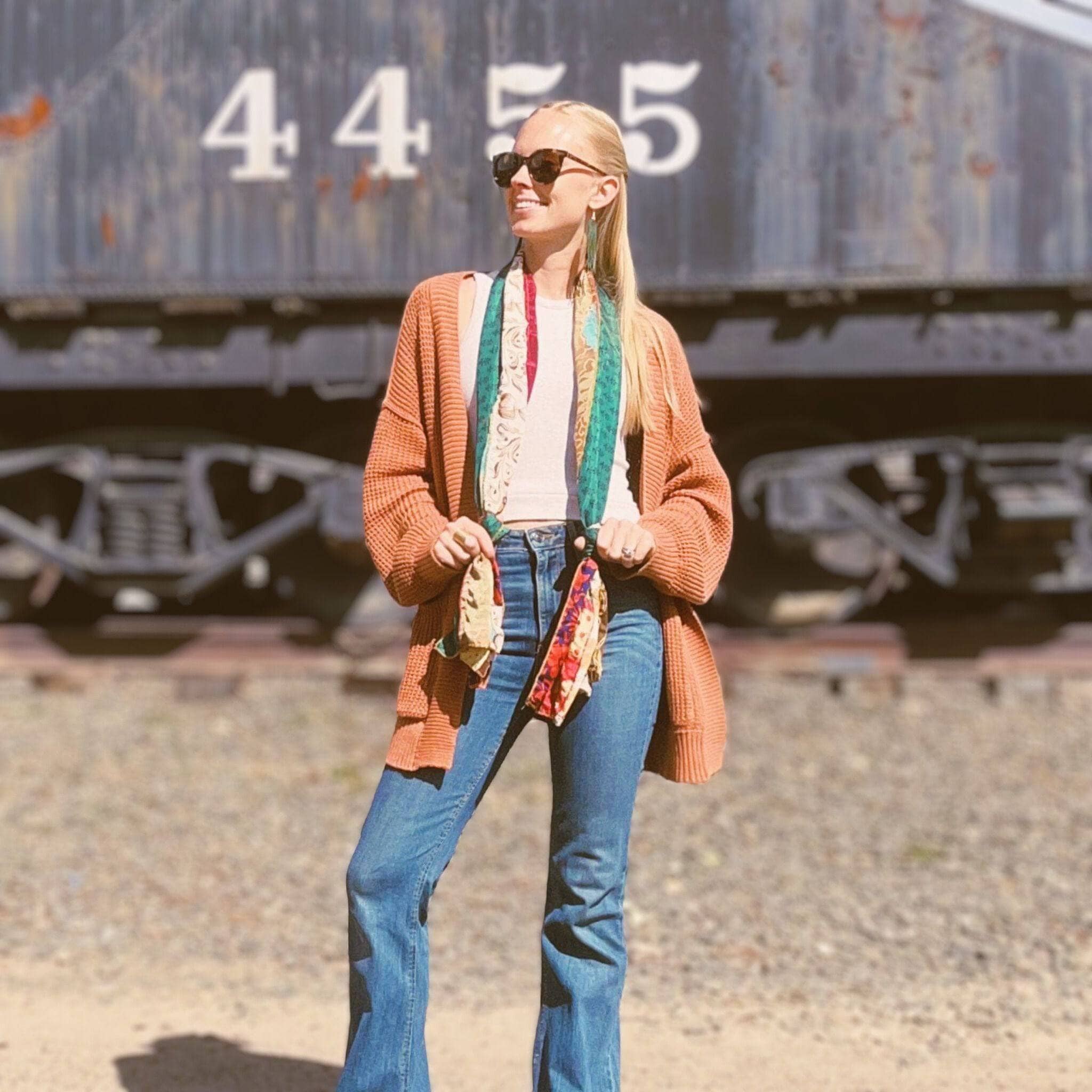 The Original Medley Scarf. ♻️ Made from Sari Magic