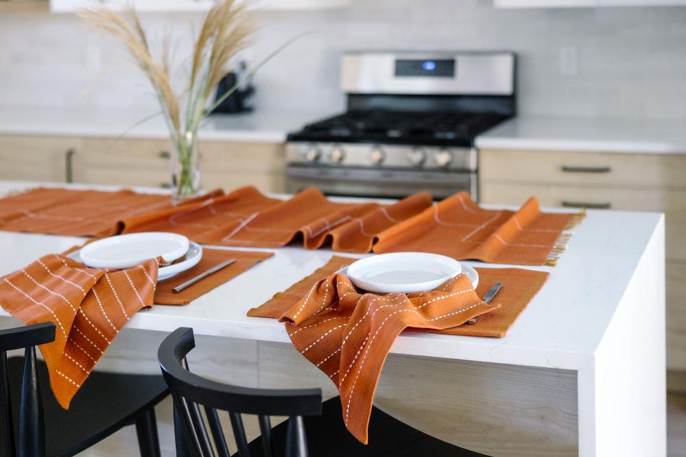 Rift Valley Handwoven Ethiopian Cotton Table Runner