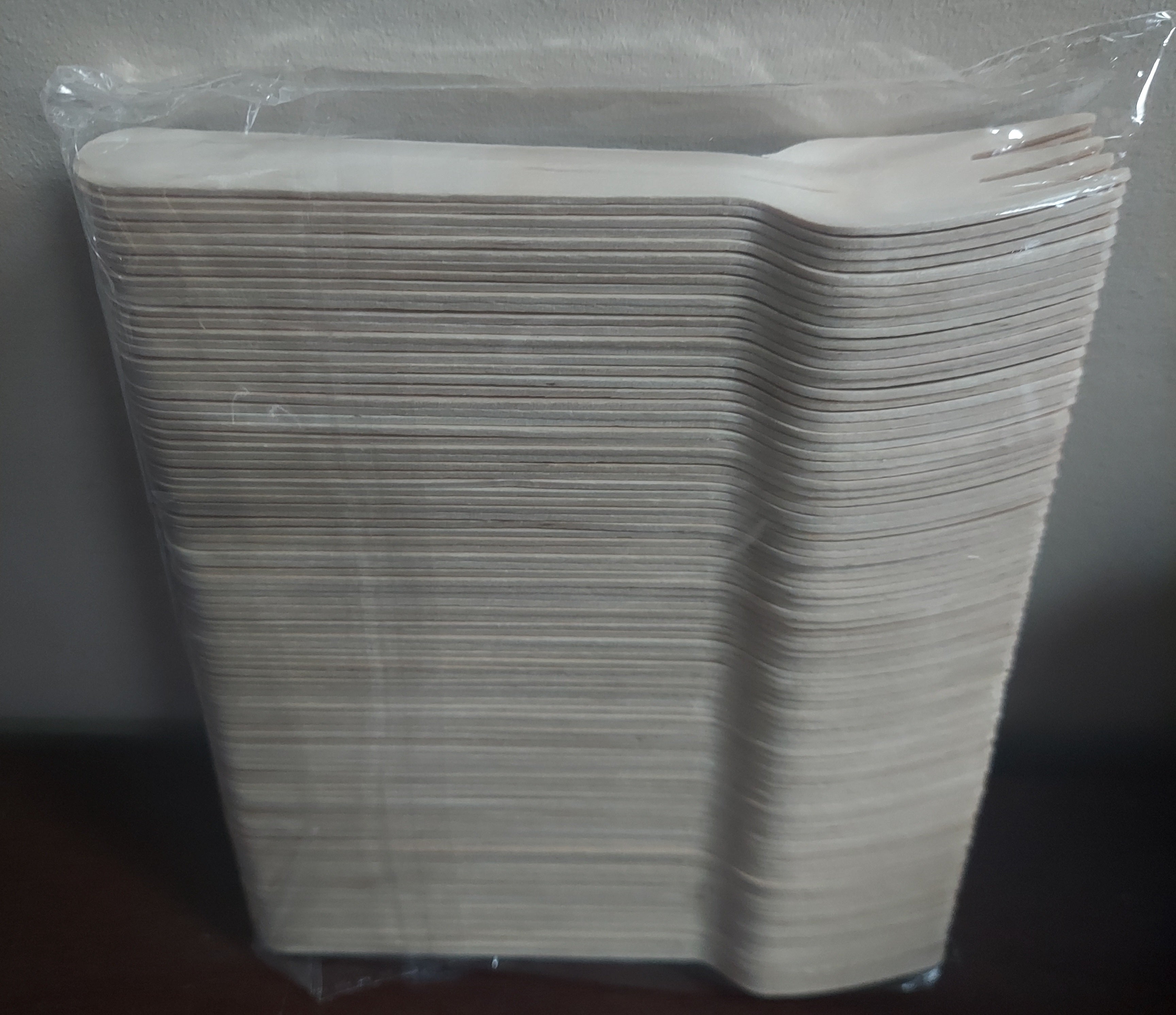 100 PC Bamboo Forks