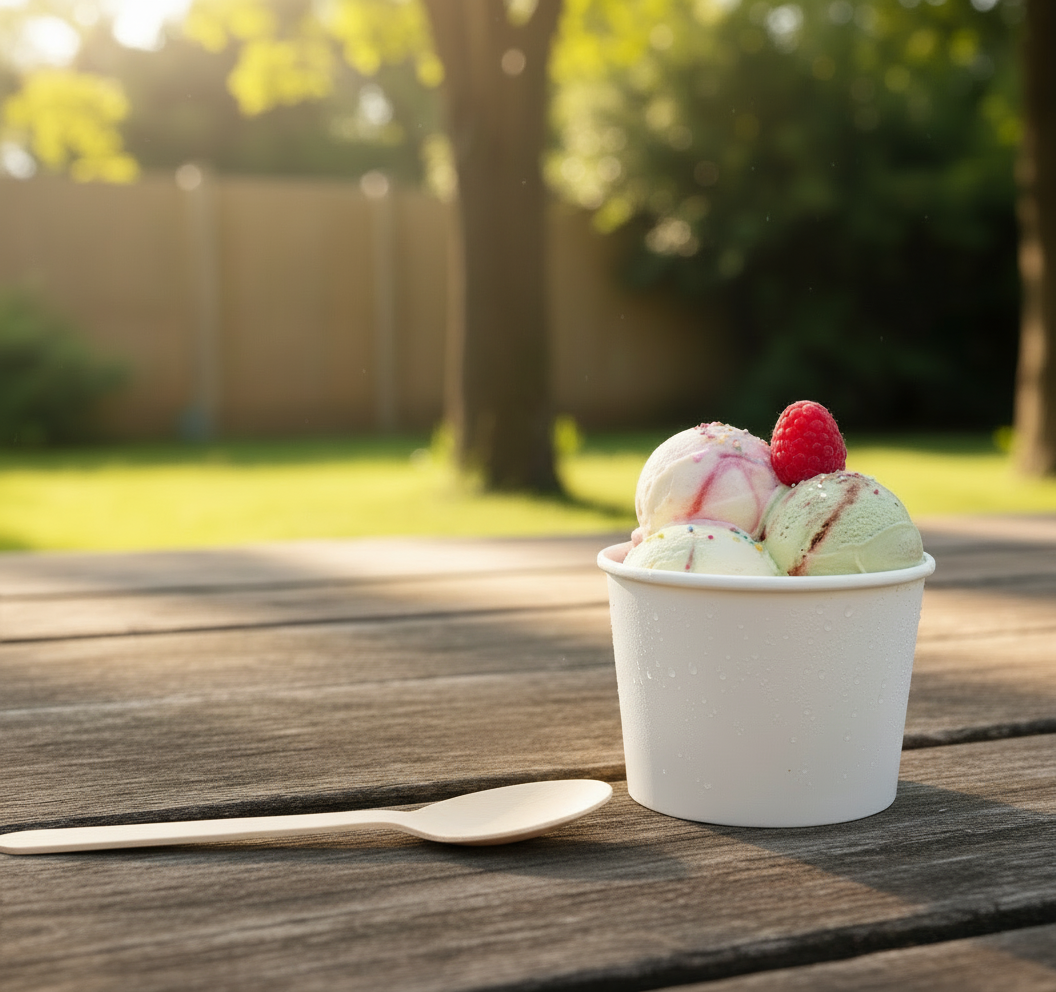 100 PC Bamboo Spoons