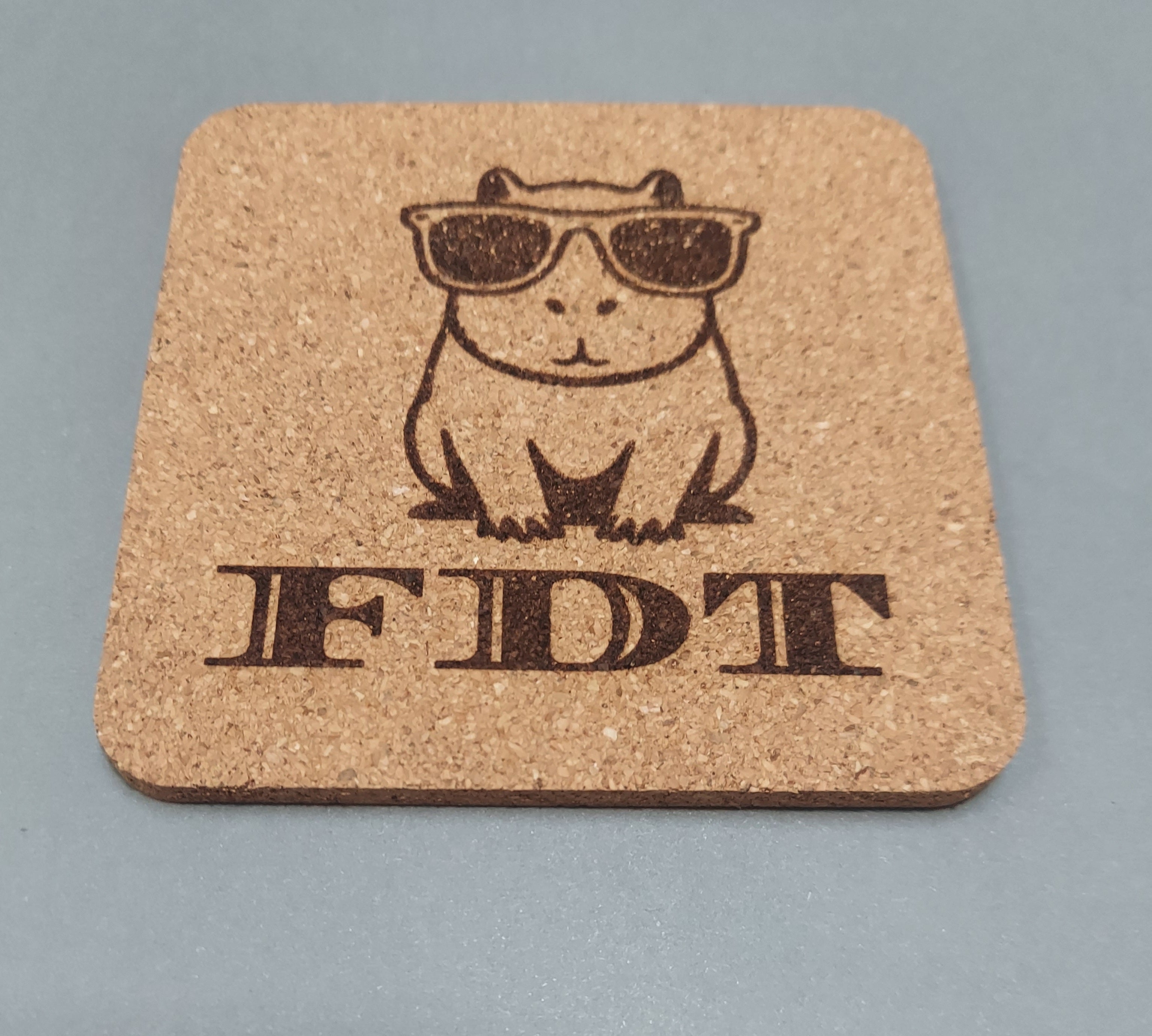 EcoEssentials FDT Chupacabra 4 pack Cork Coasters
