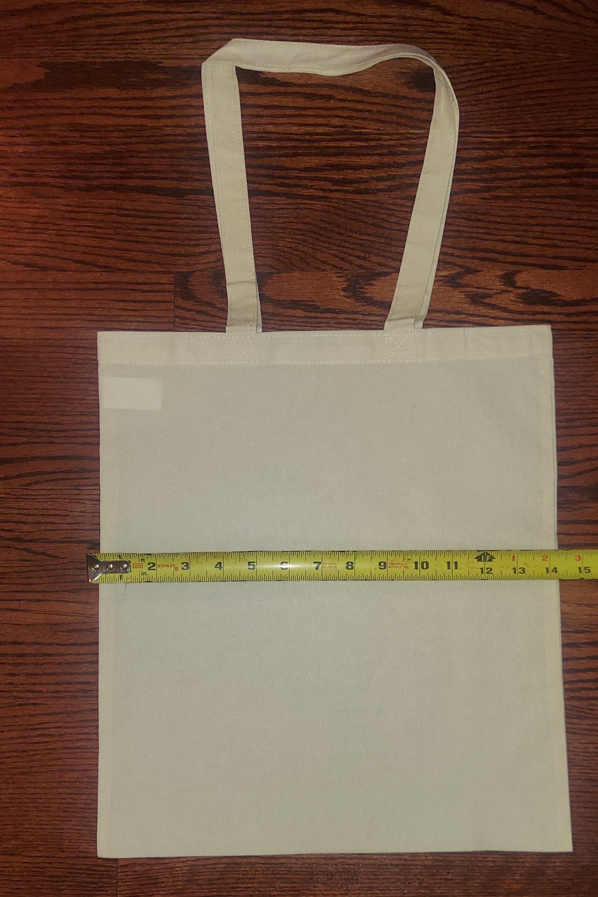 Blank Cotton Tote Bags 2 pack 14x14
