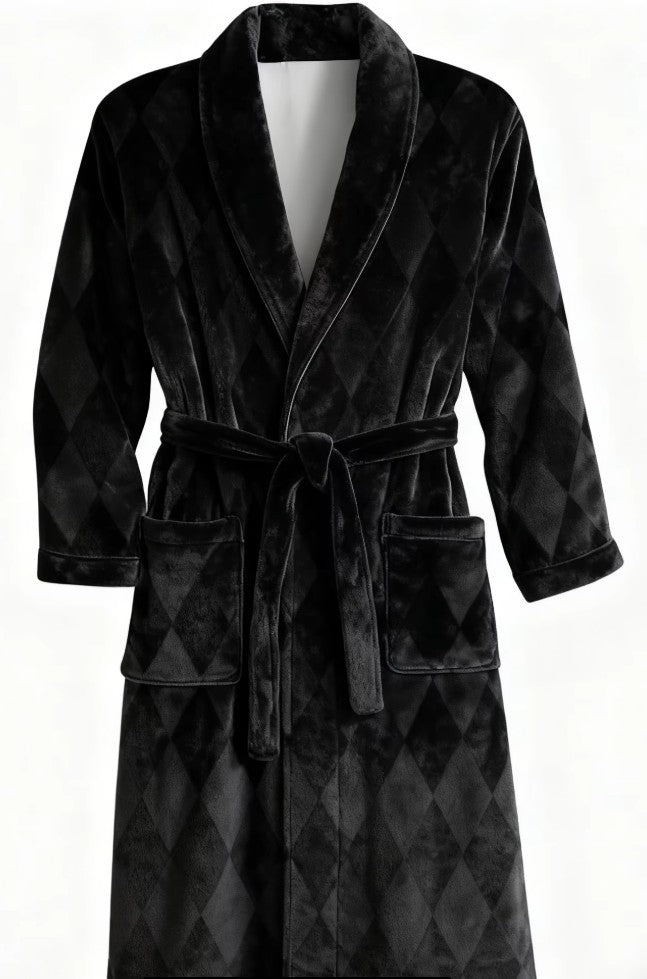 Fleece Robe - Distressed Harlequin - Pre-Order