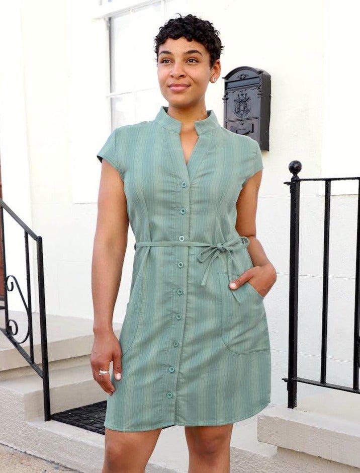 Rosemary Button Dress - FINAL SALE