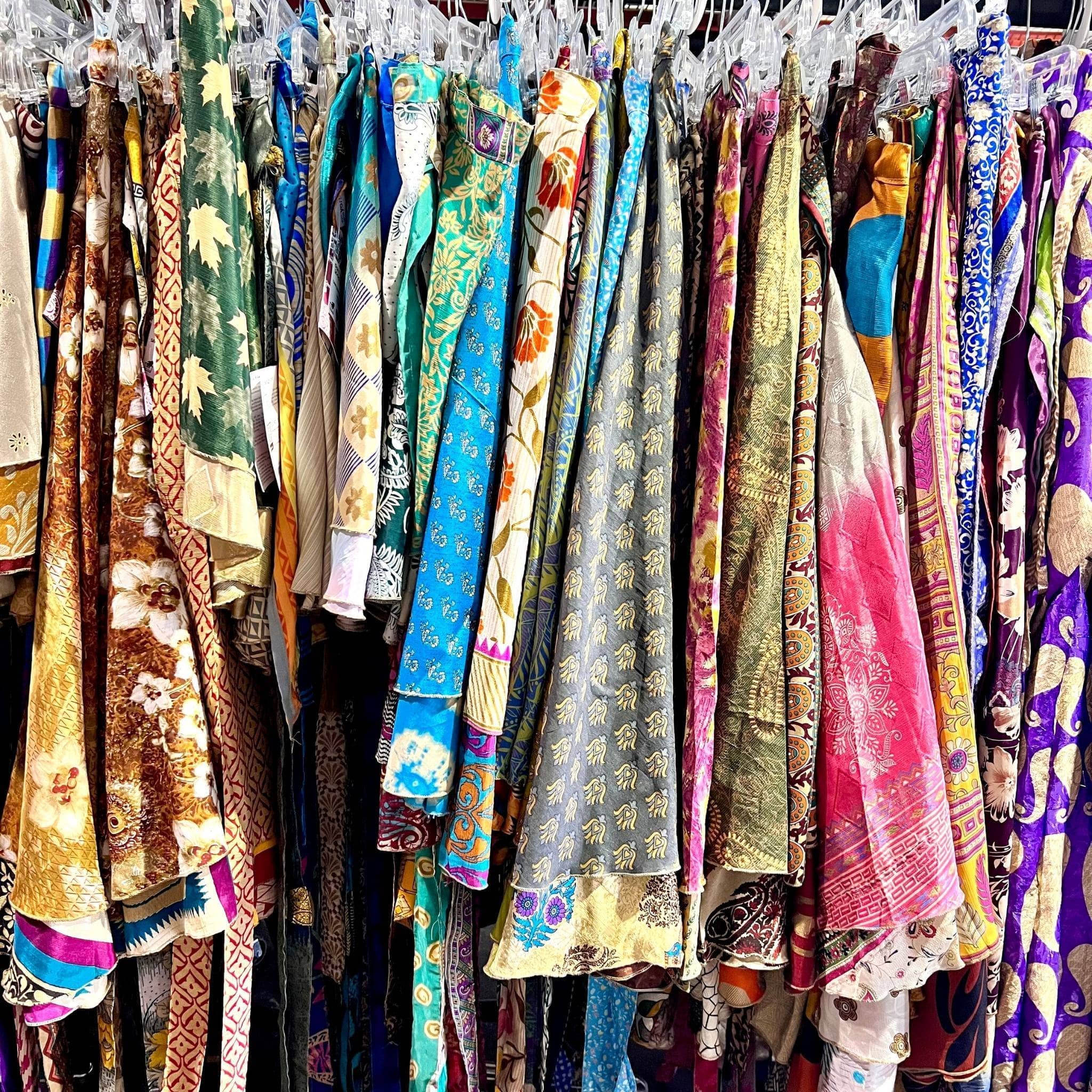 Warehouse Closeout Surplus Sari Wrap Skirt