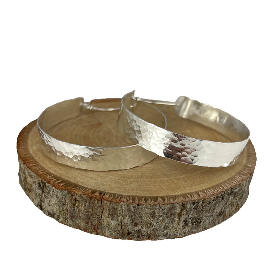 Small Wide Hoop Earring