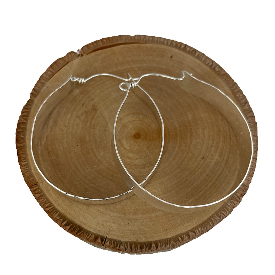 Small Wide Hoop Earring