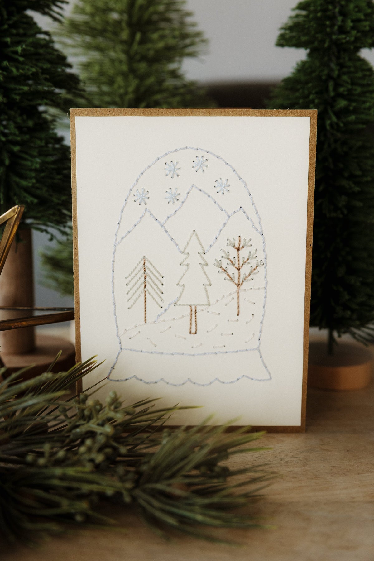 Snow Globe Holiday Greeting Cards