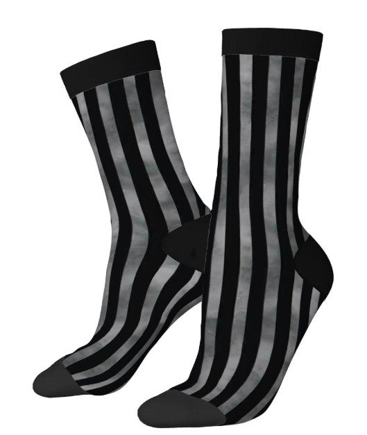 Novelty Socks - Distressed Stripes