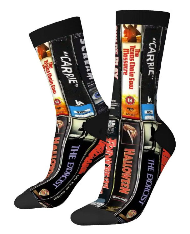 Novelty Socks - Horror Movies