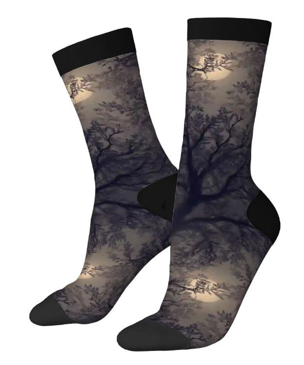 Novelty Socks - Moonlit Forest