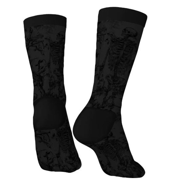 Novelty Socks - Skeleton Toile de Jouy
