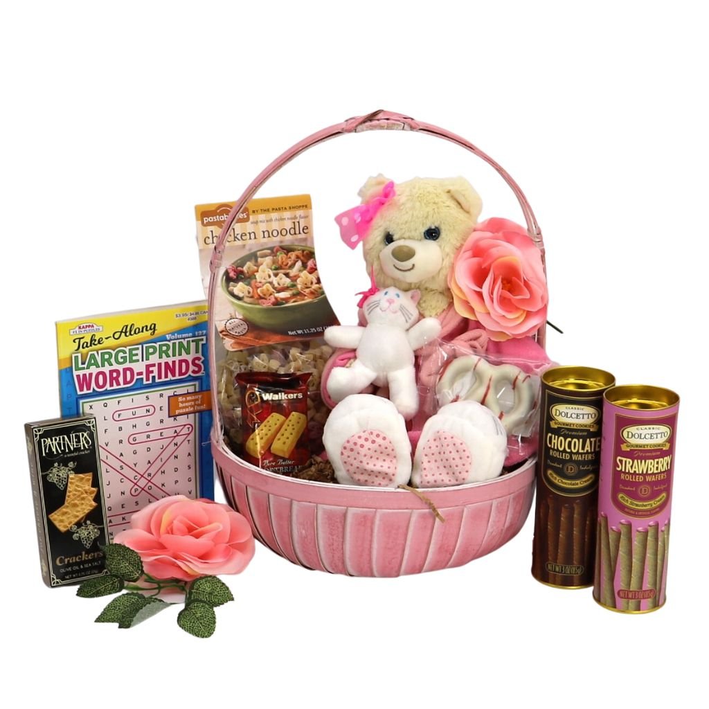 Soothing Care Bear Gift Basket