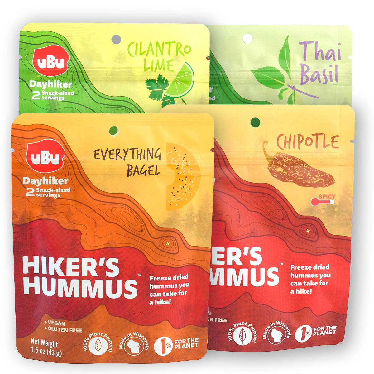 uBu Hiker's Hummus (4-pack)