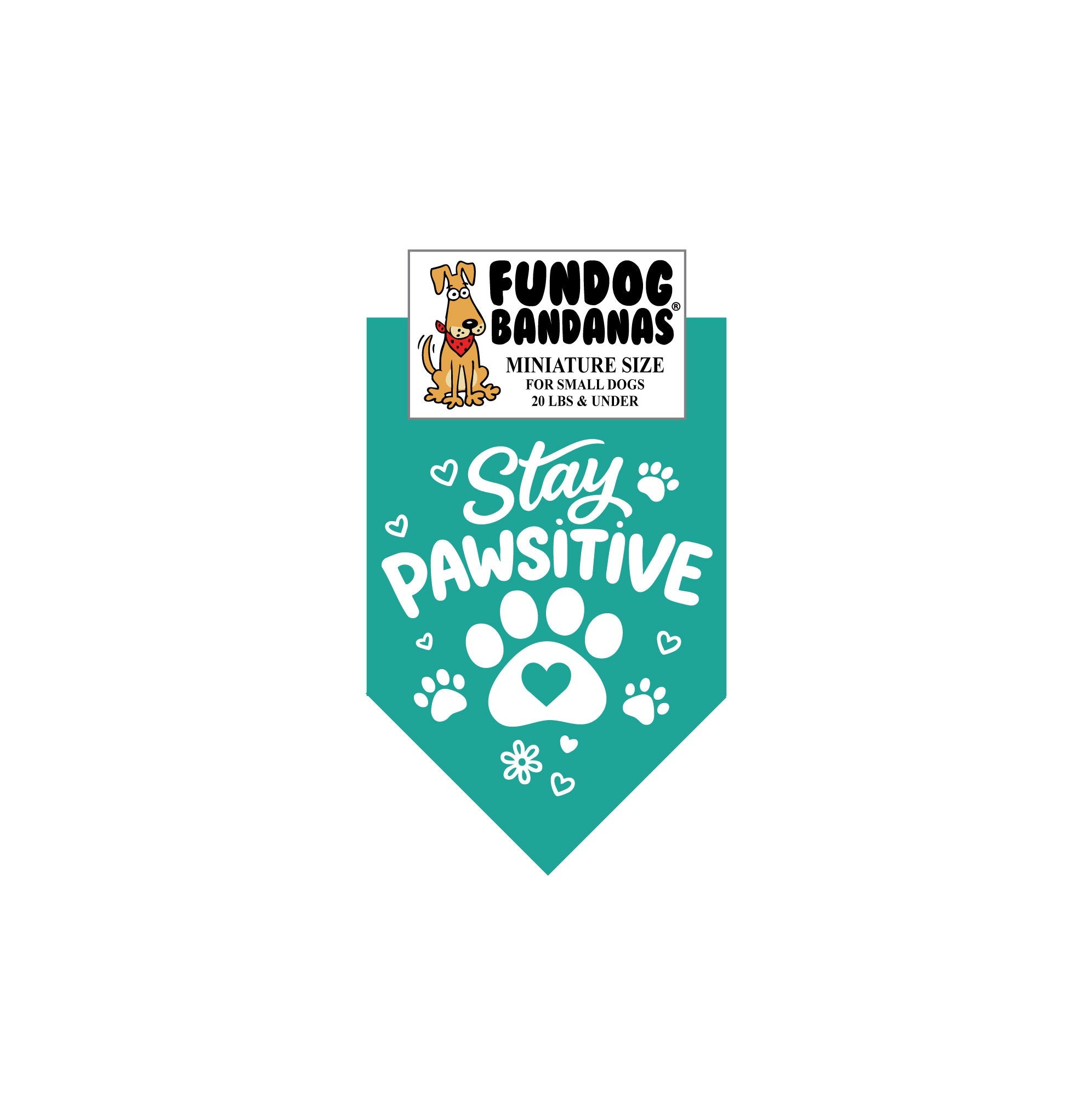 Stay Pawsitive Bandana