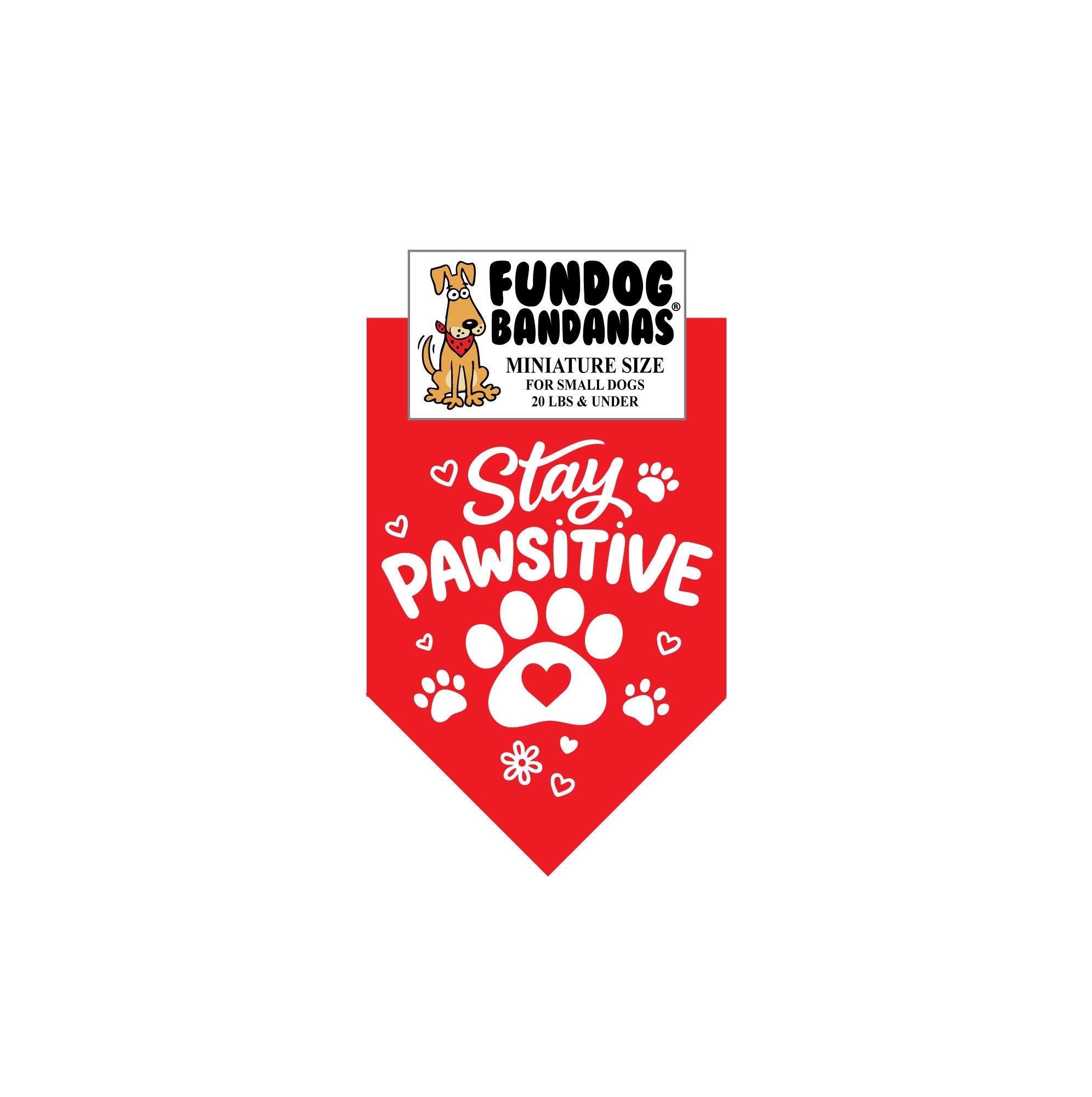 Stay Pawsitive Bandana