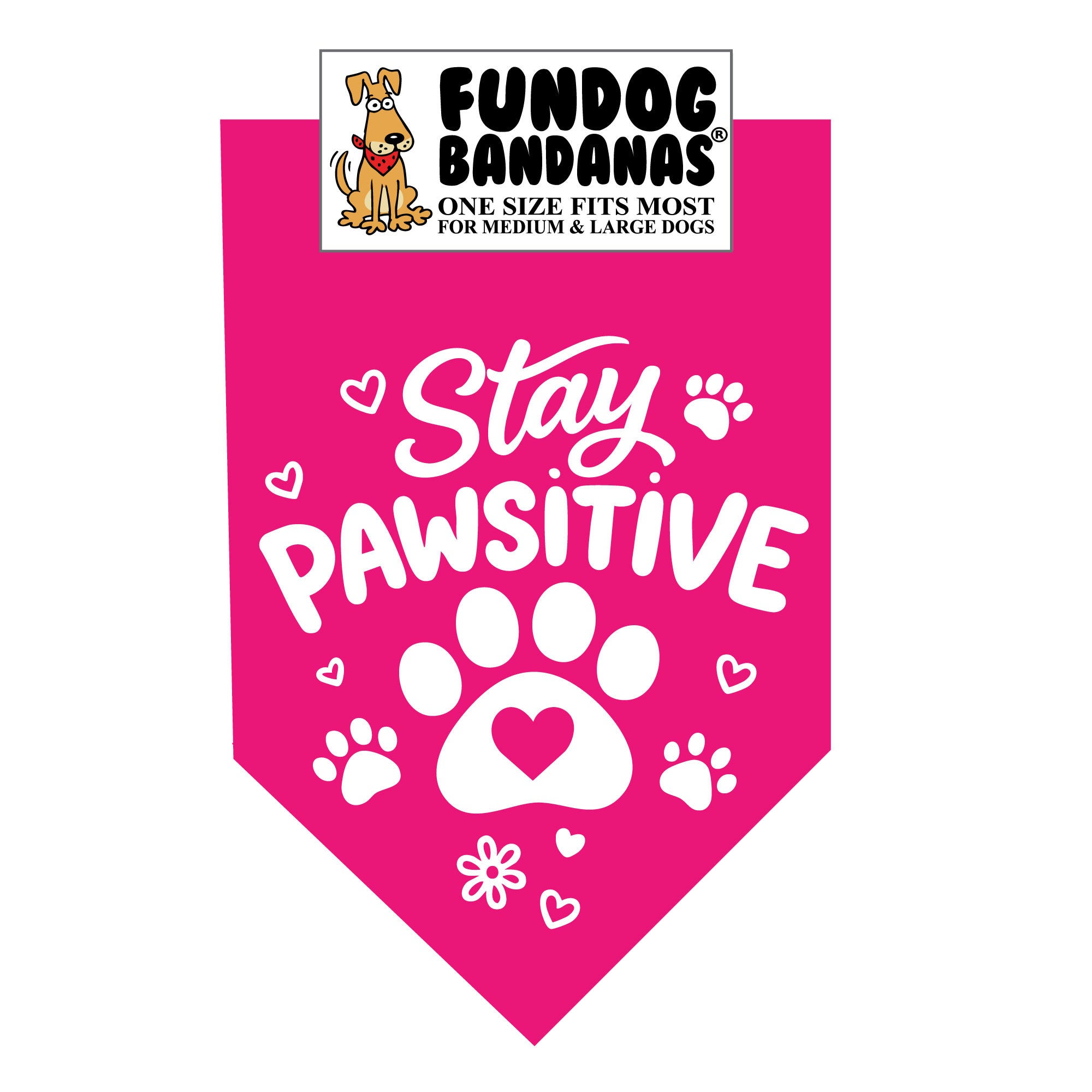 Stay Pawsitive Bandana